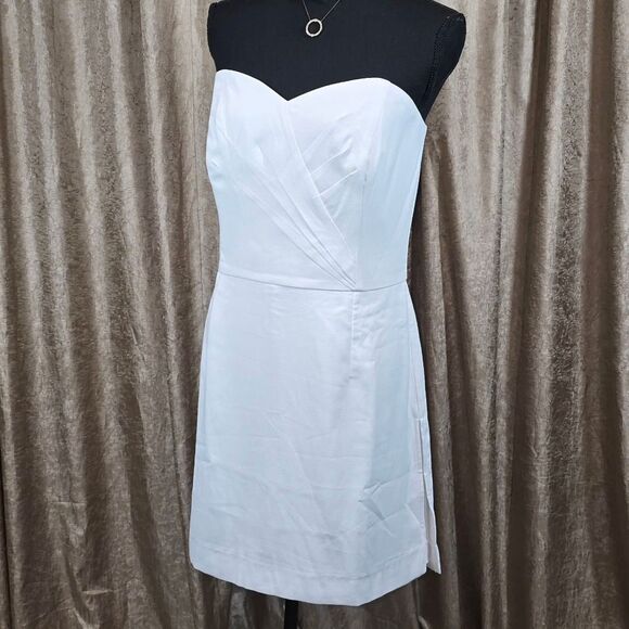 Lilly Pulitzer Kylo Strapless Skirted Romper-Resort White - Picture 13 of 16